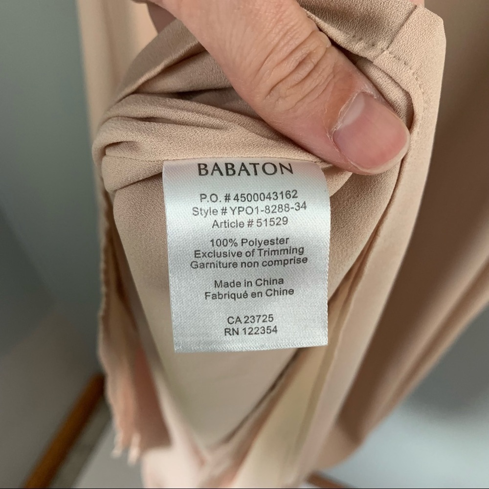 Aritzia Babaton Templeton Midi Slip Dress in‎ Nude - Picture 5 of 6